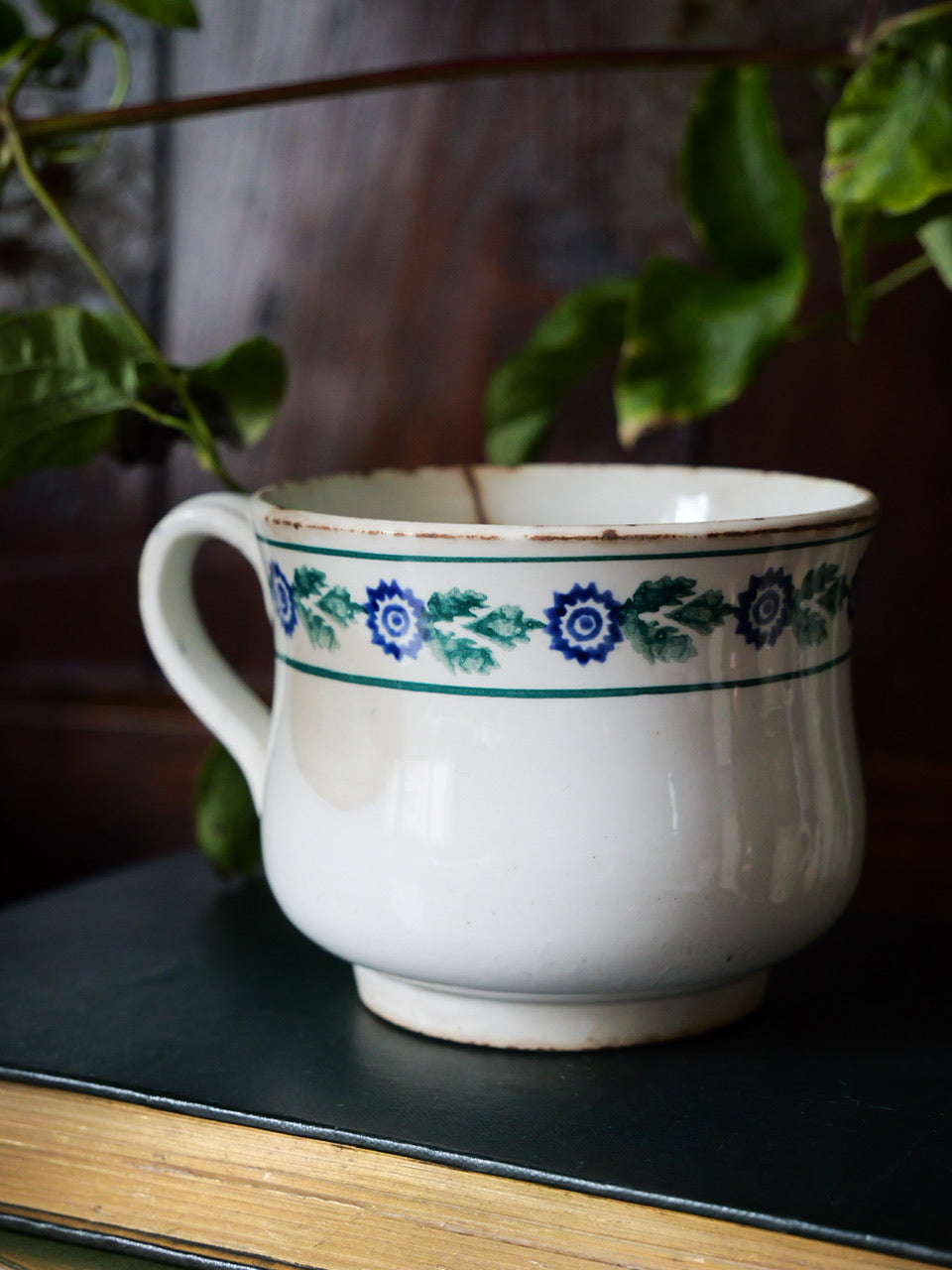 Vintage Pair of Hand-painted Cups