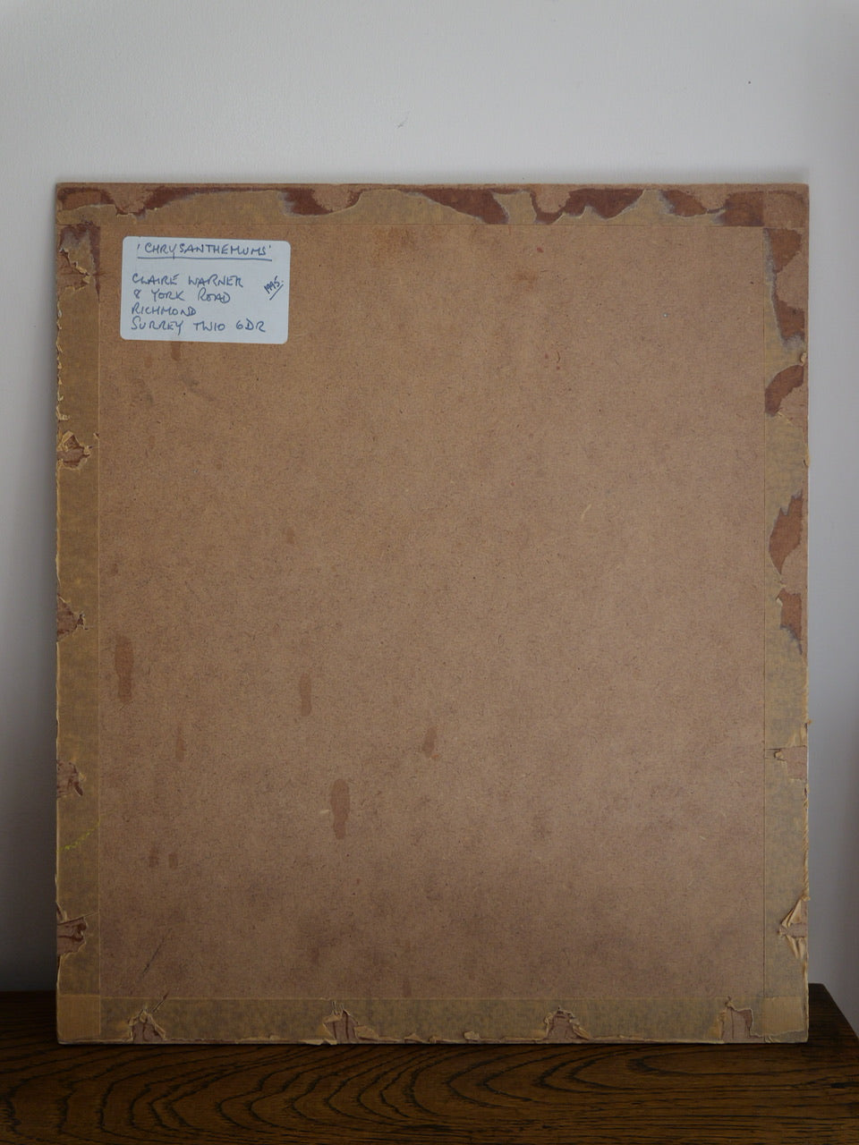 Vintage ‘Chrysanthemums’ Still Life Oil Painting