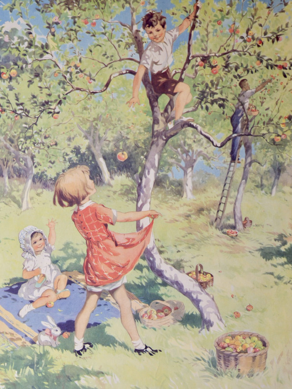 Vintage Poster - The Apple Orchard