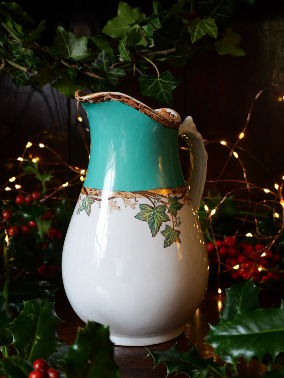 Victorian Ivy Lustre Jug