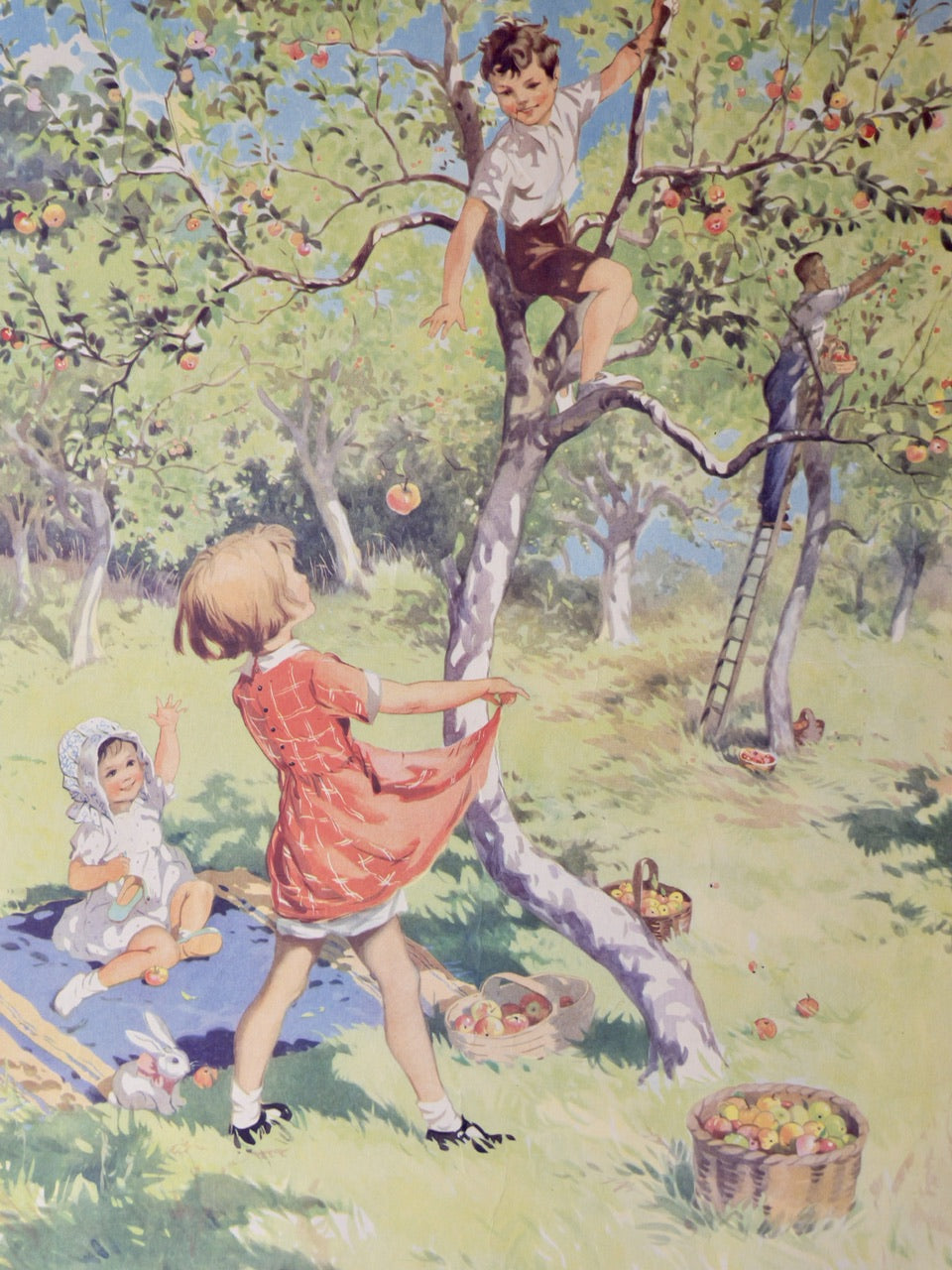 Vintage Poster - The Apple Orchard