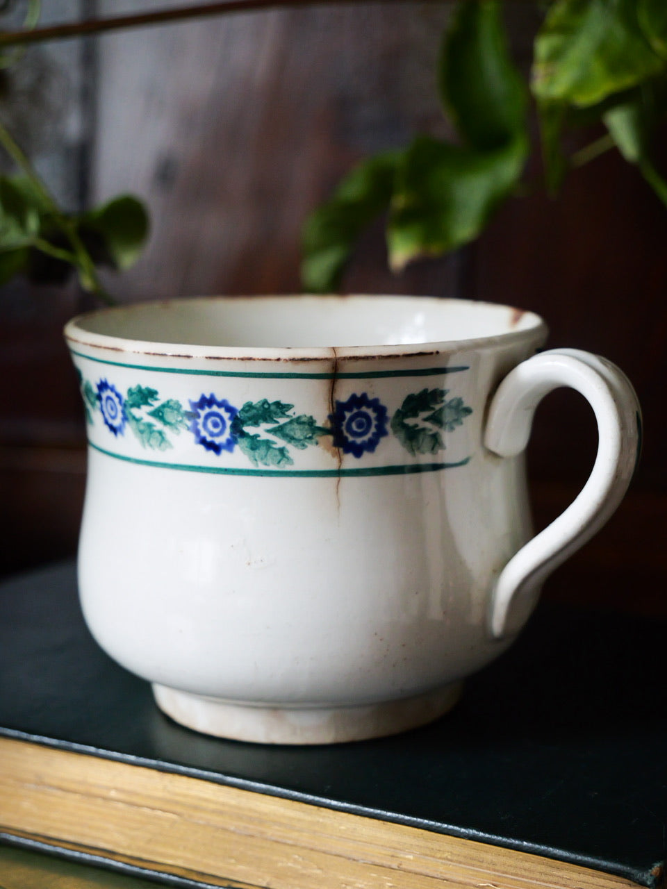 Vintage Pair of Hand-painted Cups