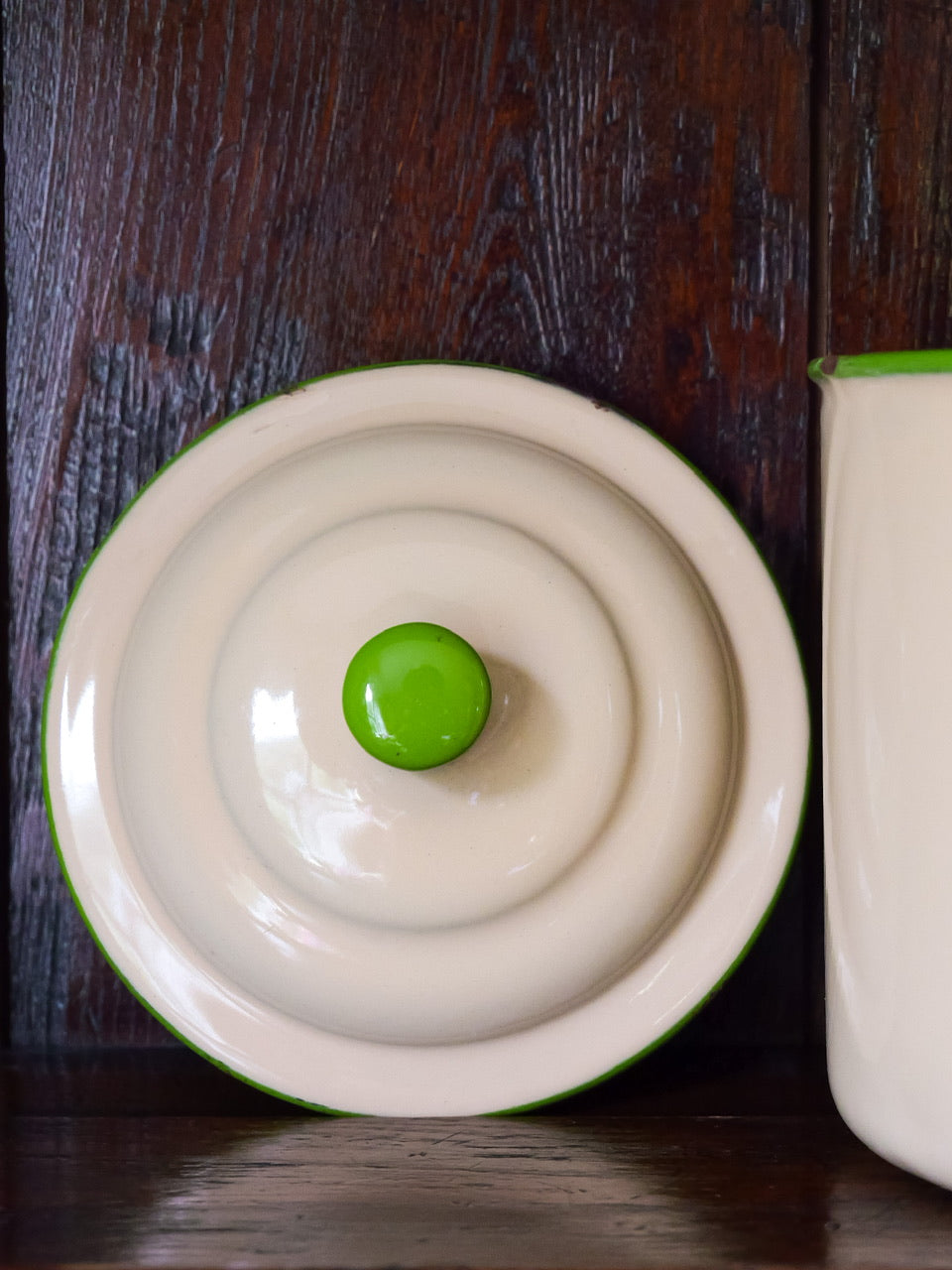 Vintage Enamel ‘Rice’ Container