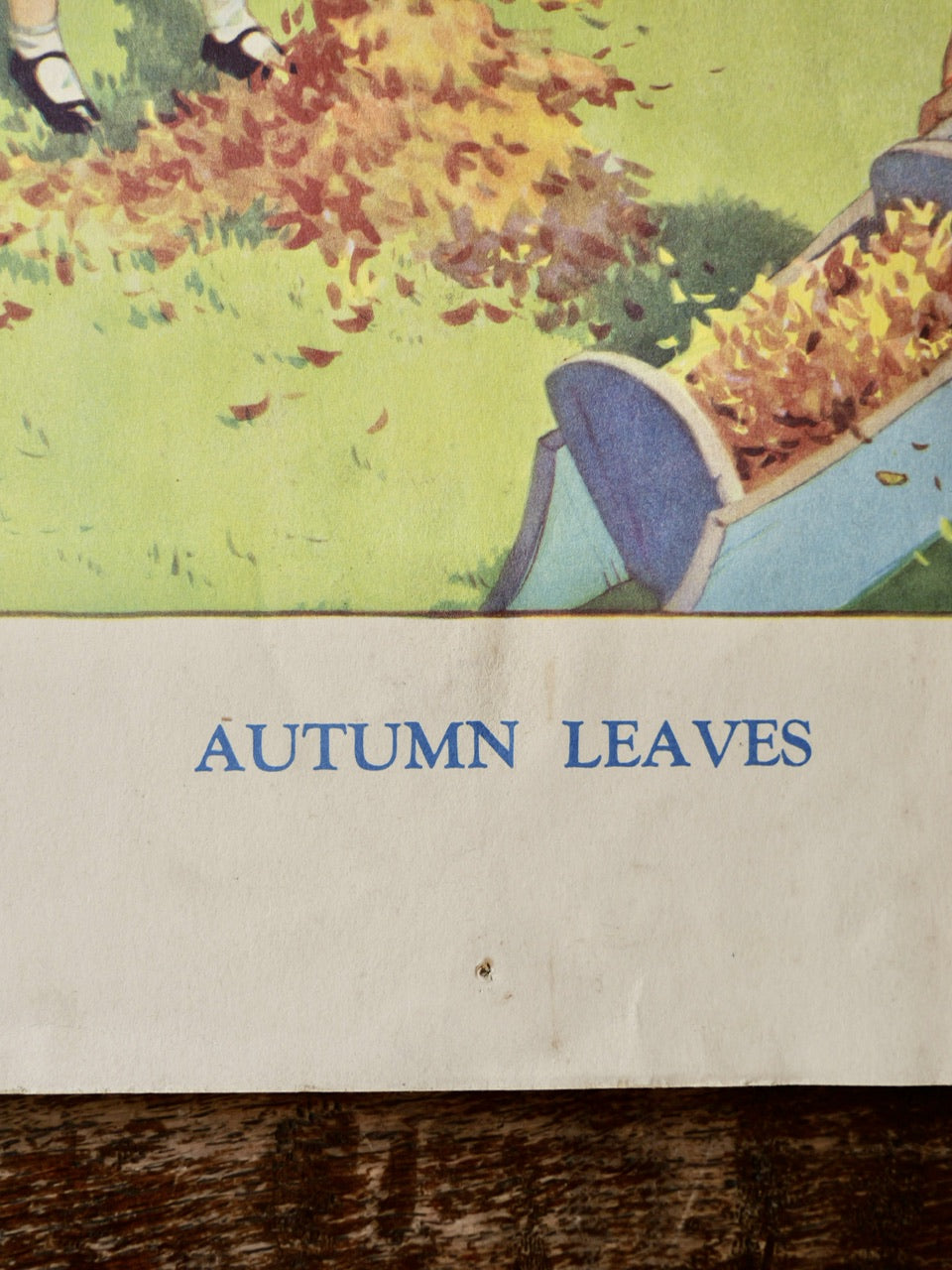 Vintage Poster - Autumn Leaves