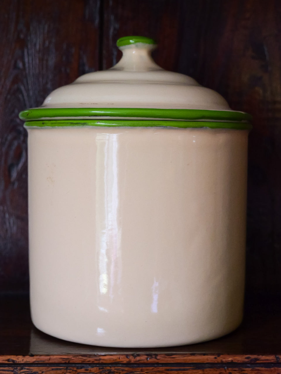 Vintage Enamel ‘Sago’ Container
