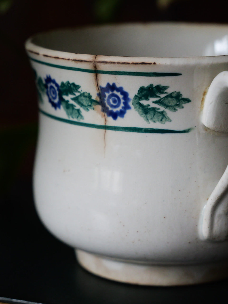 Vintage Pair of Hand-painted Cups