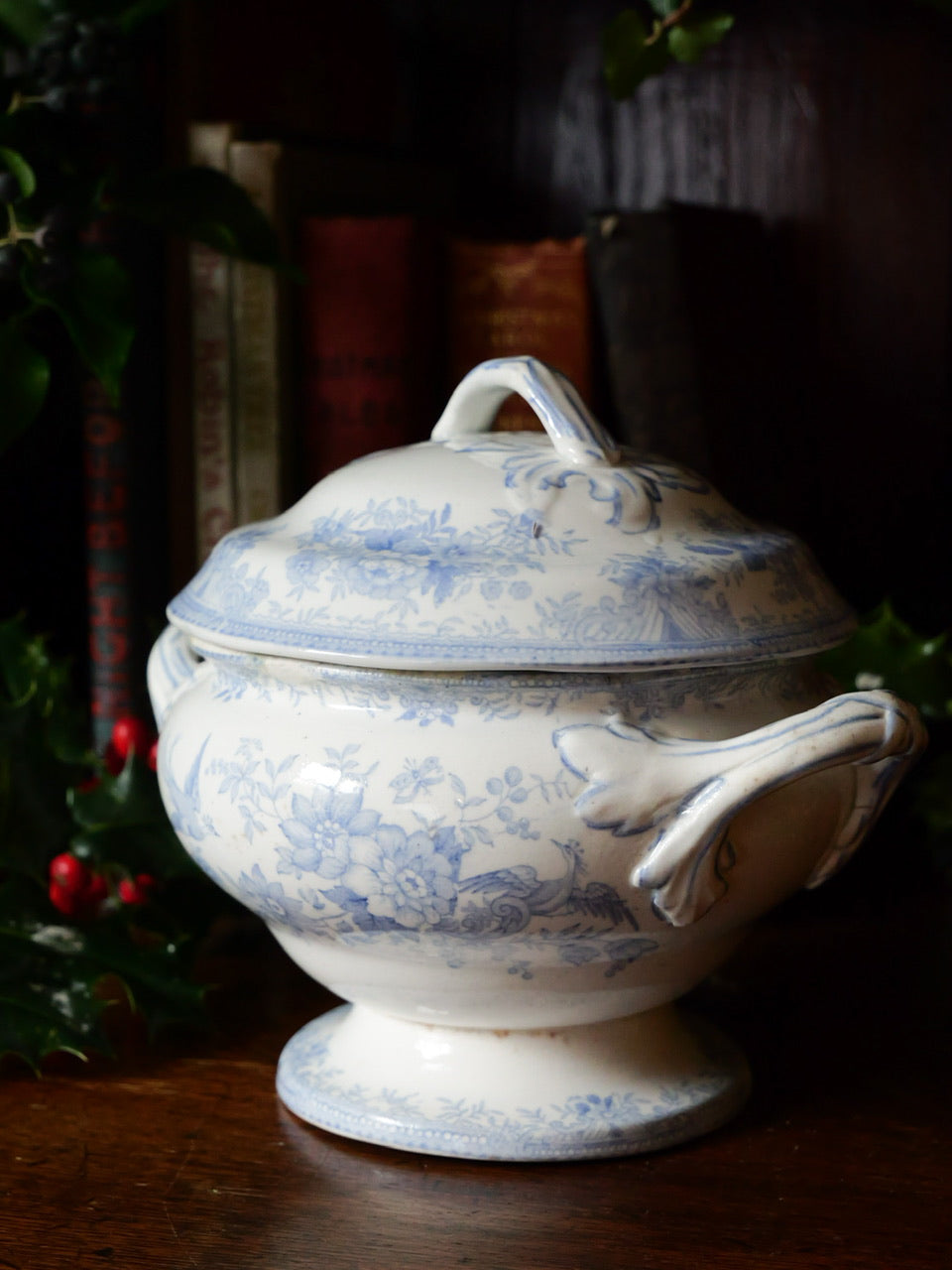 Antique Asiatic Pheasant Sauce Tureens (Set of Two)