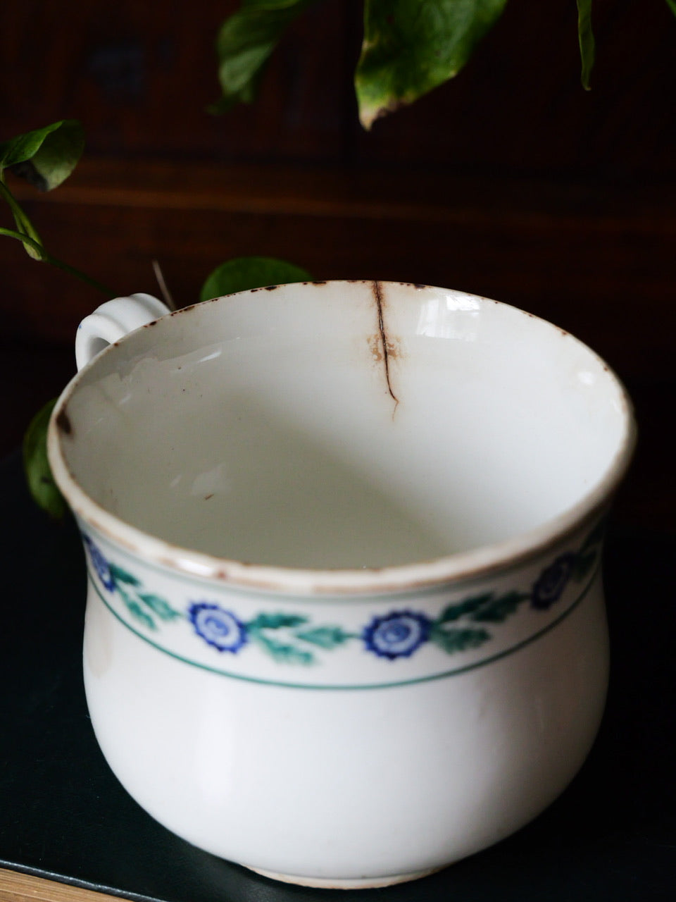 Vintage Pair of Hand-painted Cups