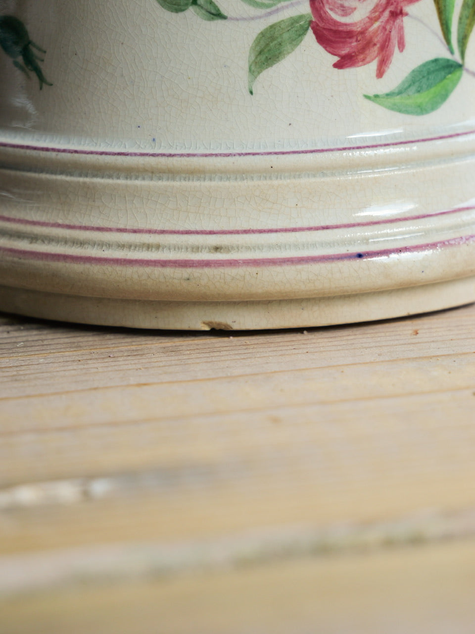 Large 19th Century Inscribed Hand Painted Loving Cup
