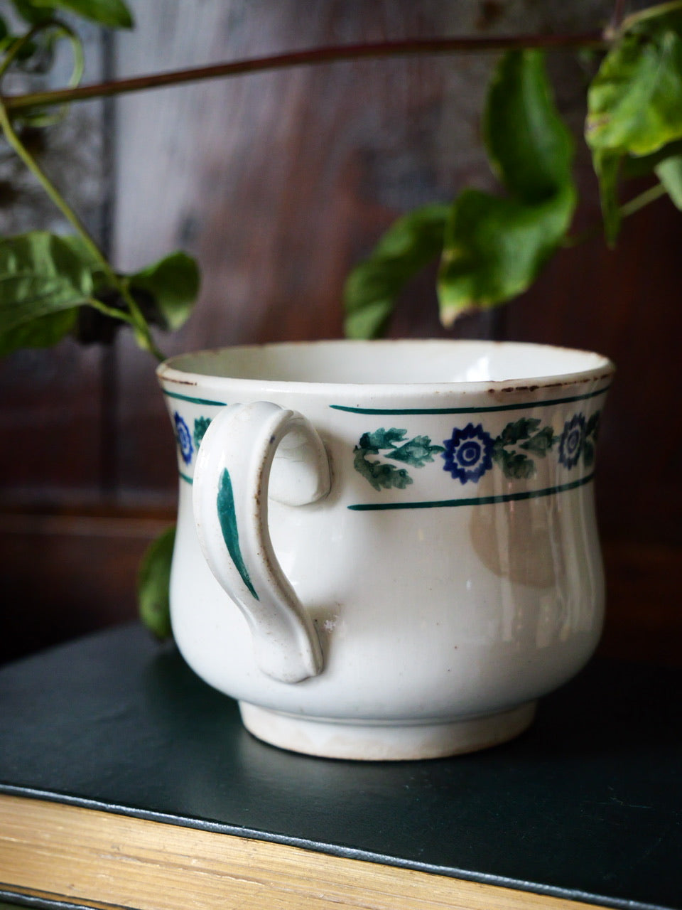 Vintage Pair of Hand-painted Cups