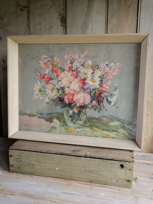 Vintage Floral ‘Sweet Peas’ Print