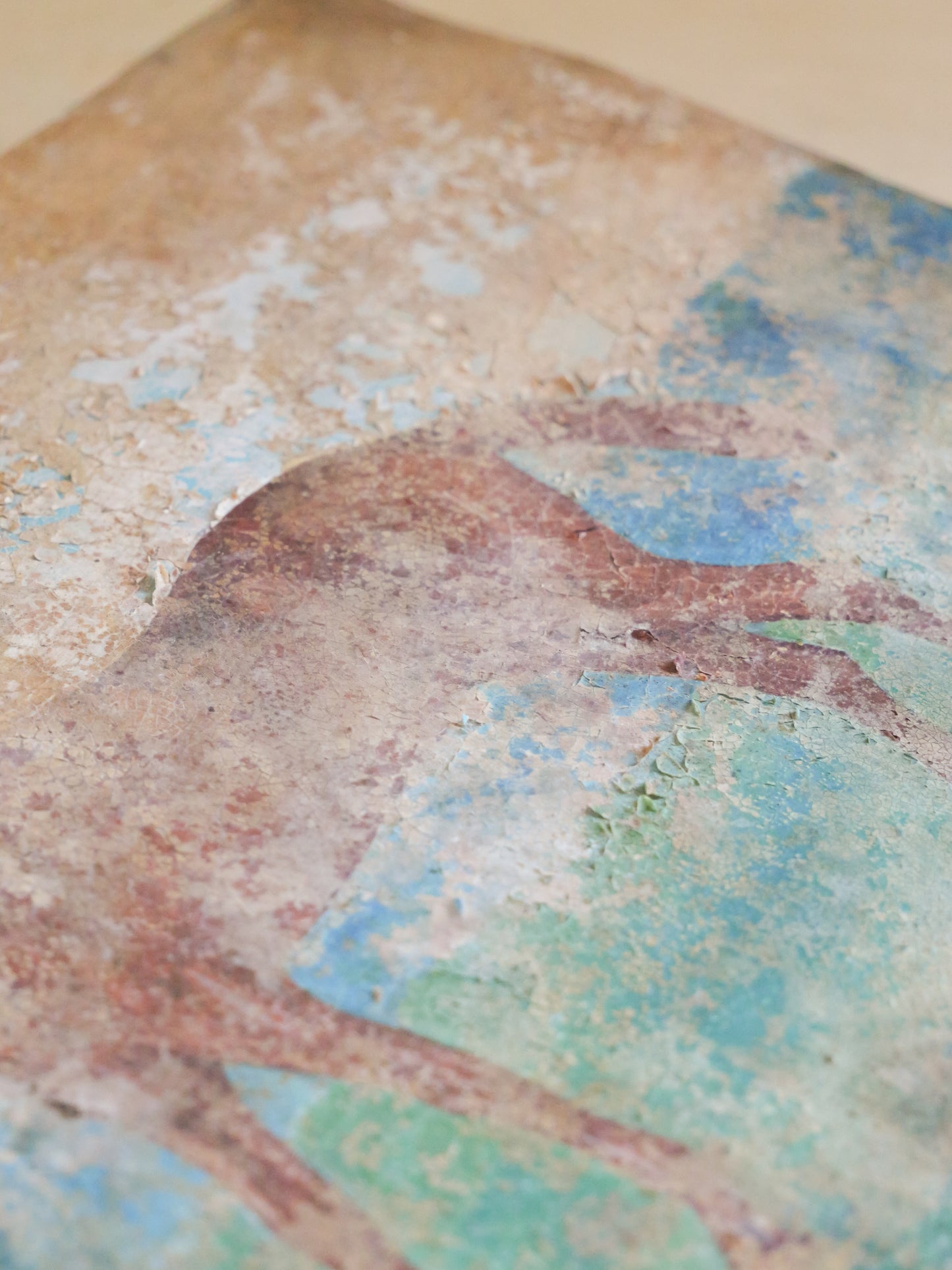 Naive Antique Oil Painting of a Horse