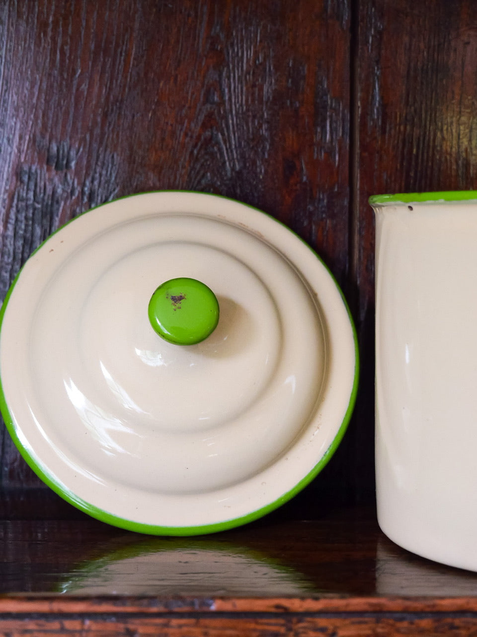 Vintage Enamel ‘Sago’ Container