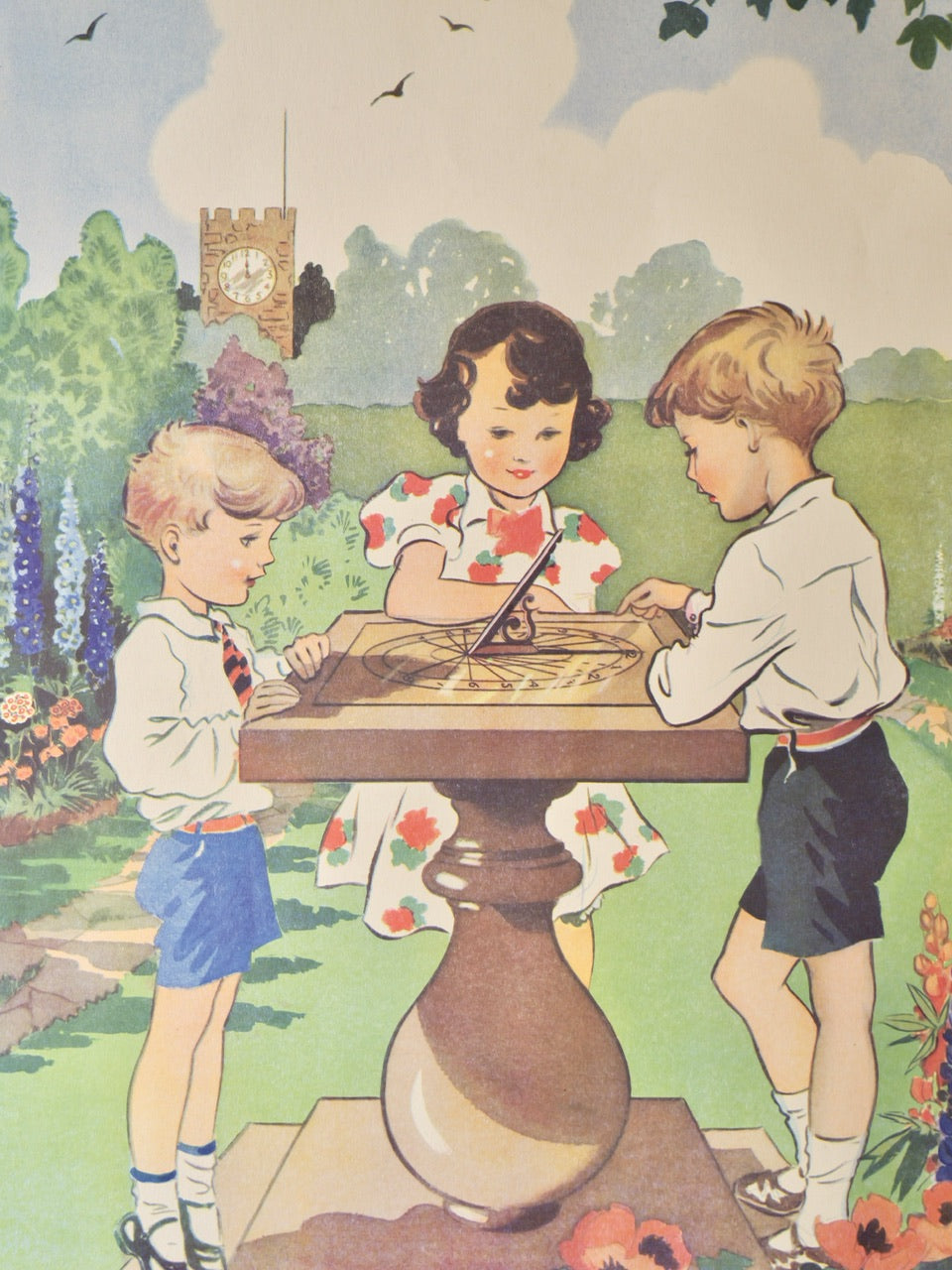 Vintage Poster - The Sundial