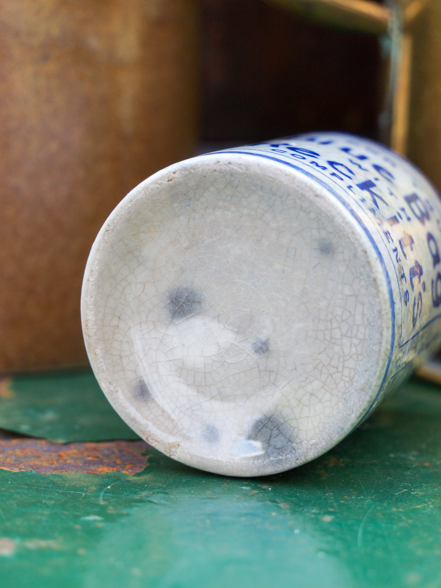 Antique Reckitt’s Advertising Pot