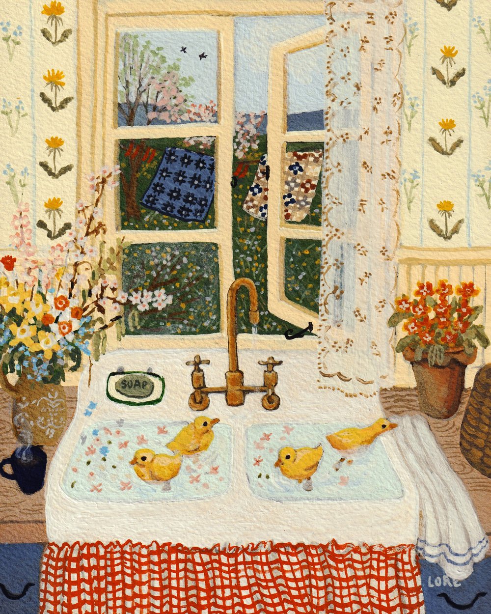 ‘Forget-Me-Not Spring’ - Print by Loré Pemberton