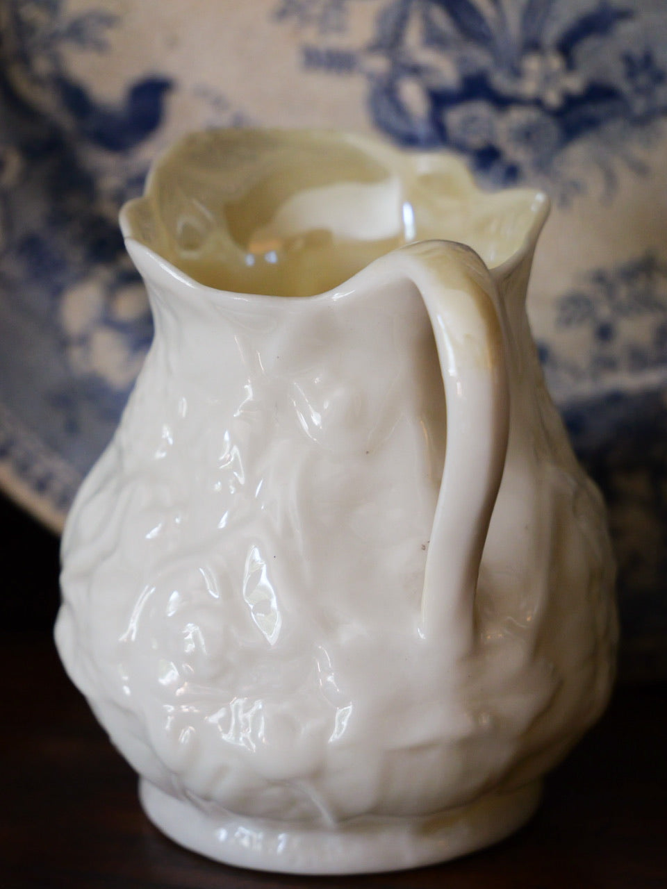 Tiny Vintage Irish Pearlised Milk Jug