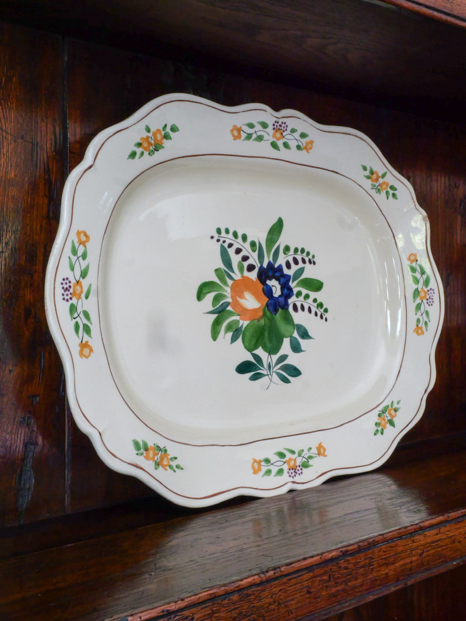 Vintage Hand Painted Platter #2