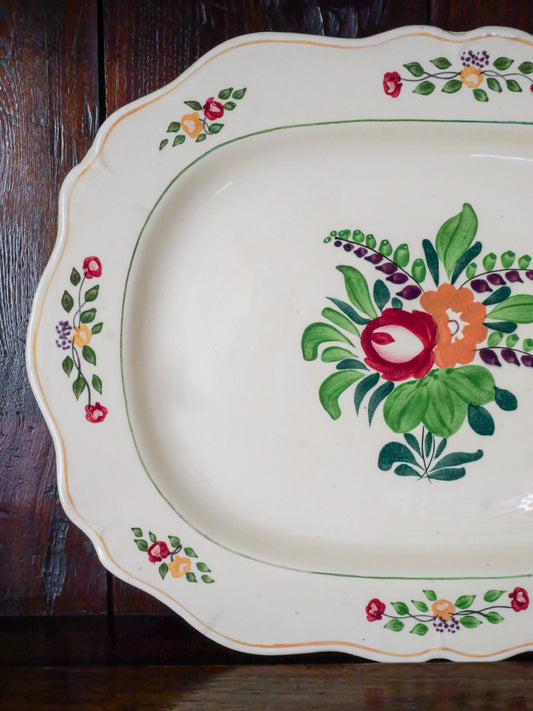 Vintage Hand Painted Platter #1