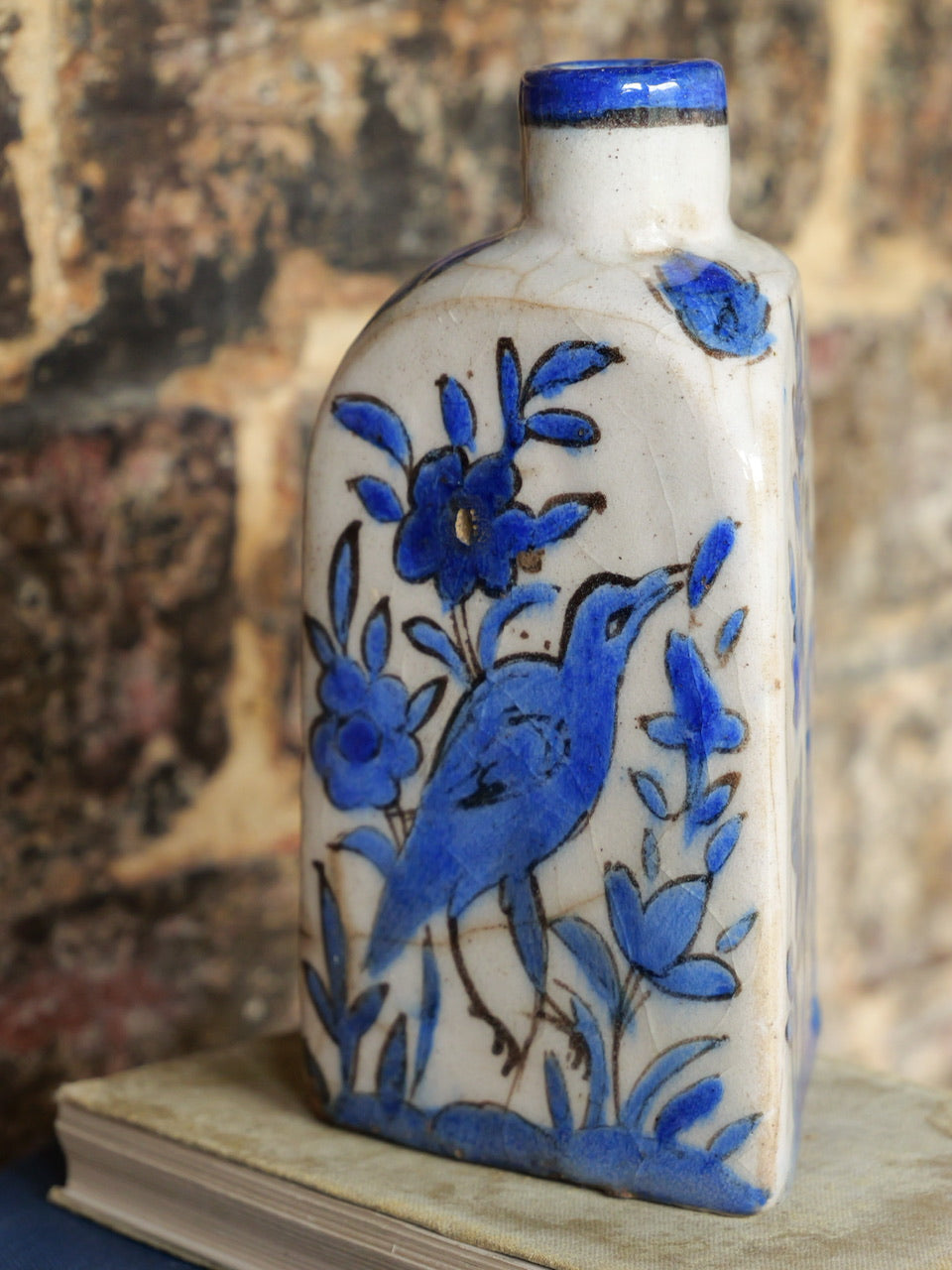 Antique Iznik Hand Painted Vase