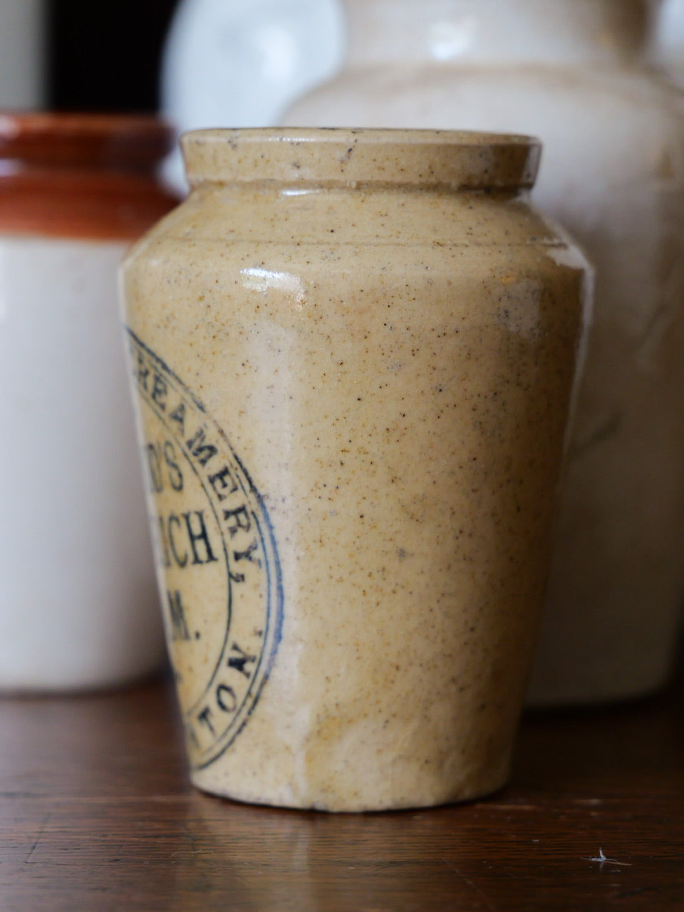 Antique Dairy Pots - Set of 3