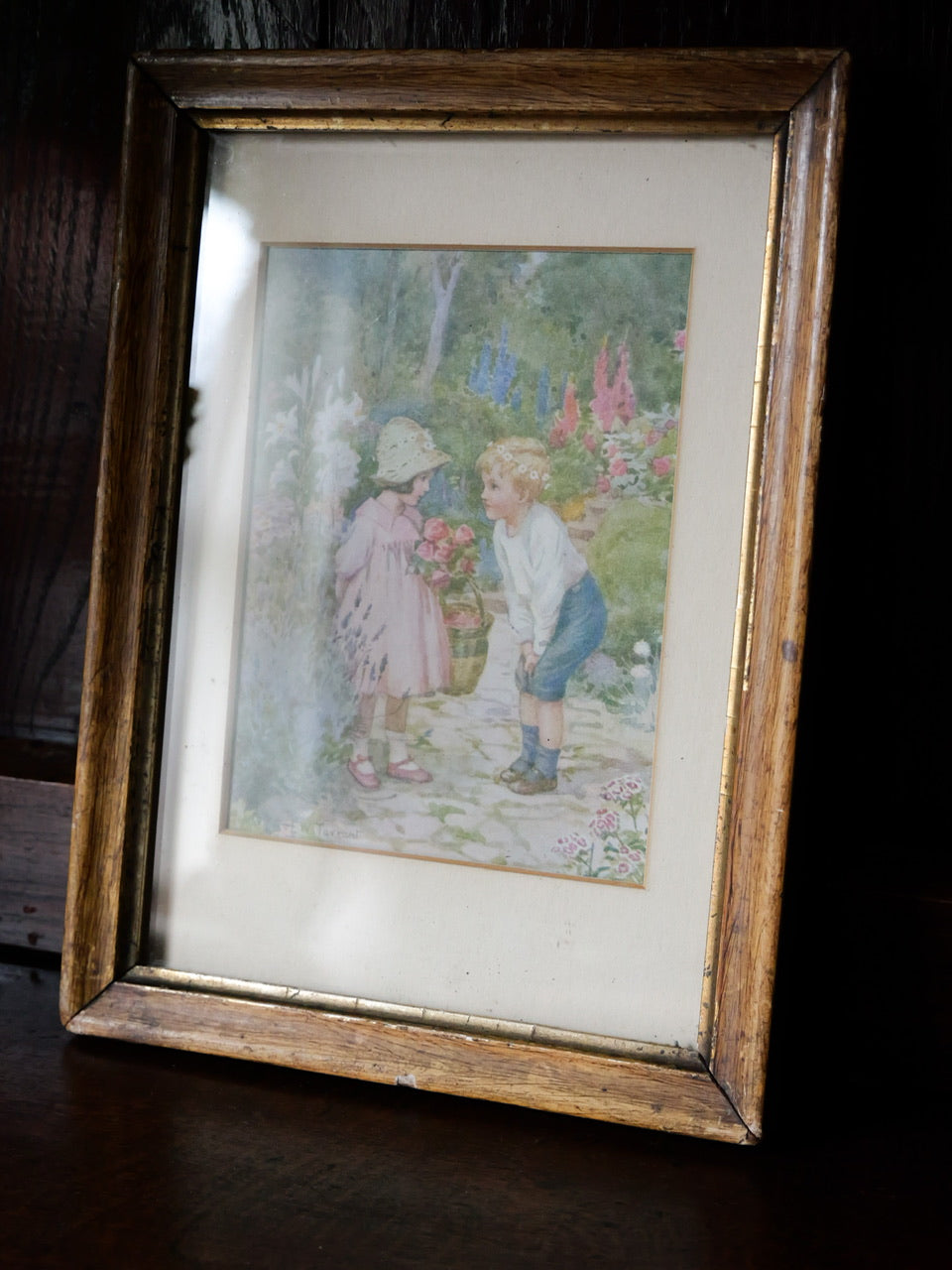 ‘The Proposal’ - Vintage Framed Print by Margaret Tarrant