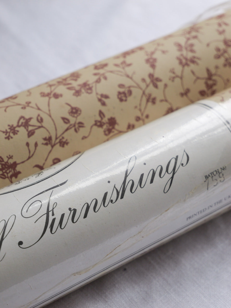 Vintage Laura Ashley Wallpaper Rolls - Set of 2