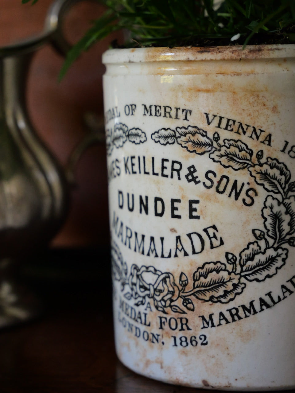 Antique James Keiller & Sons Marmalade Pot