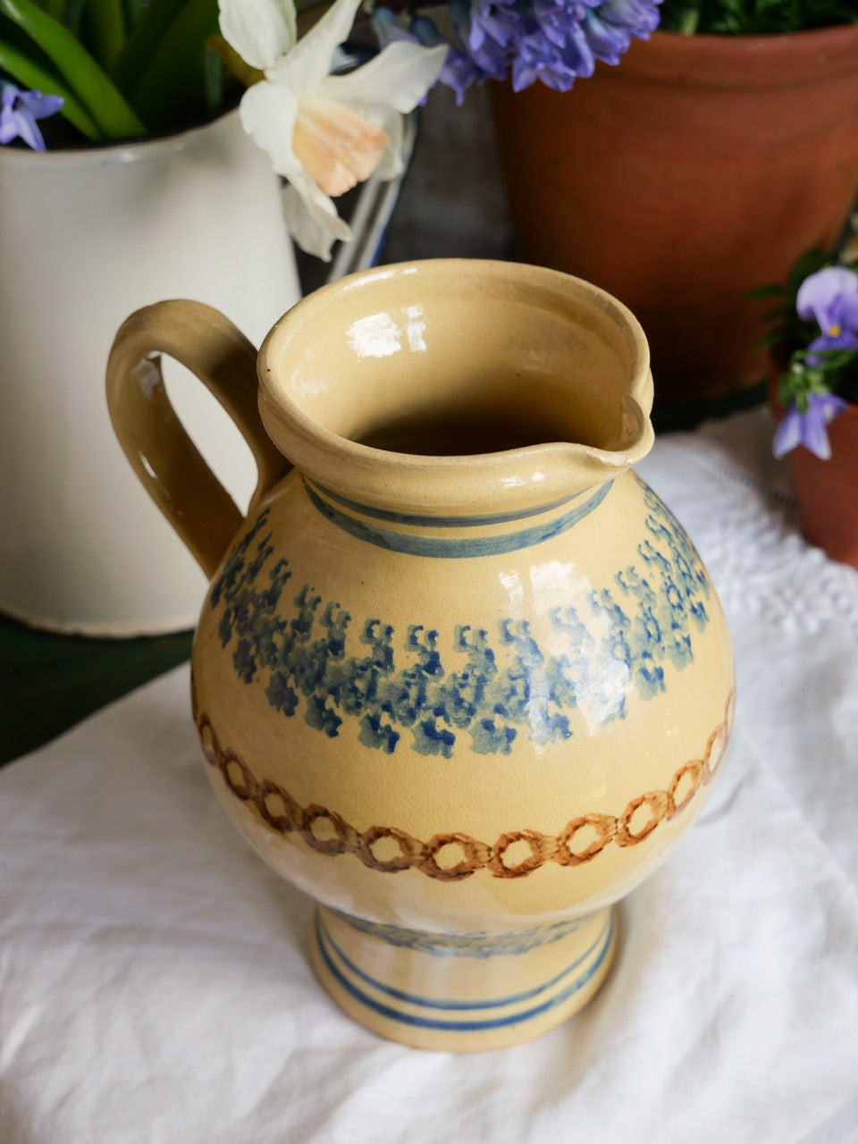 Antique Spongeware Jug