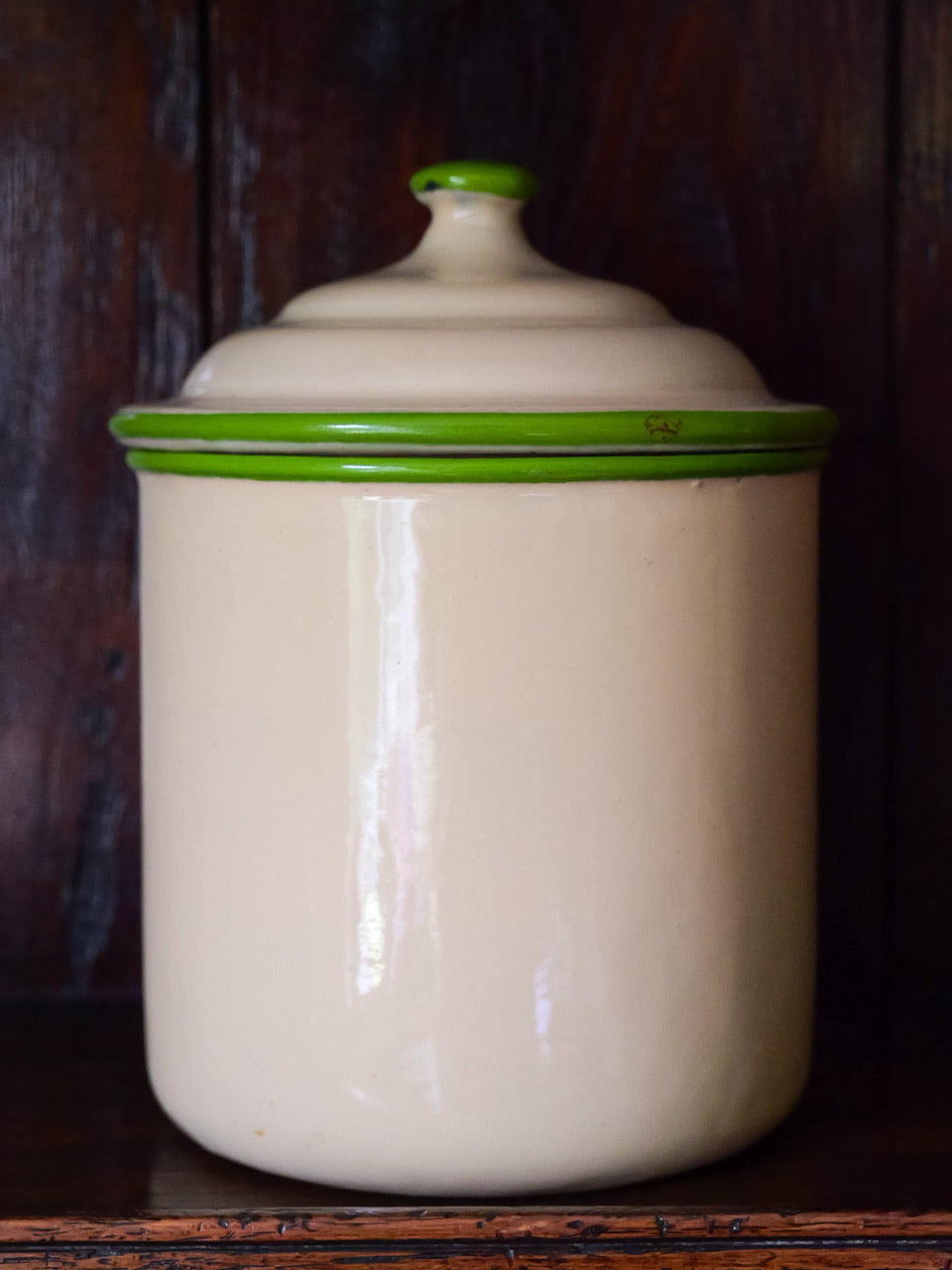 Vintage Enamel ‘Raisins’ Container