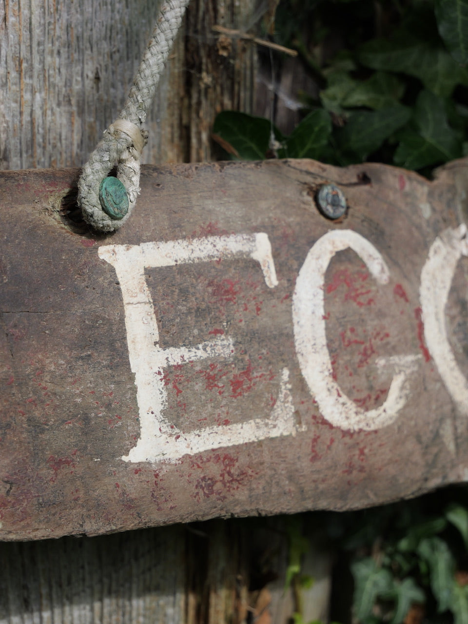Vintage ‘Eggs’ Sign