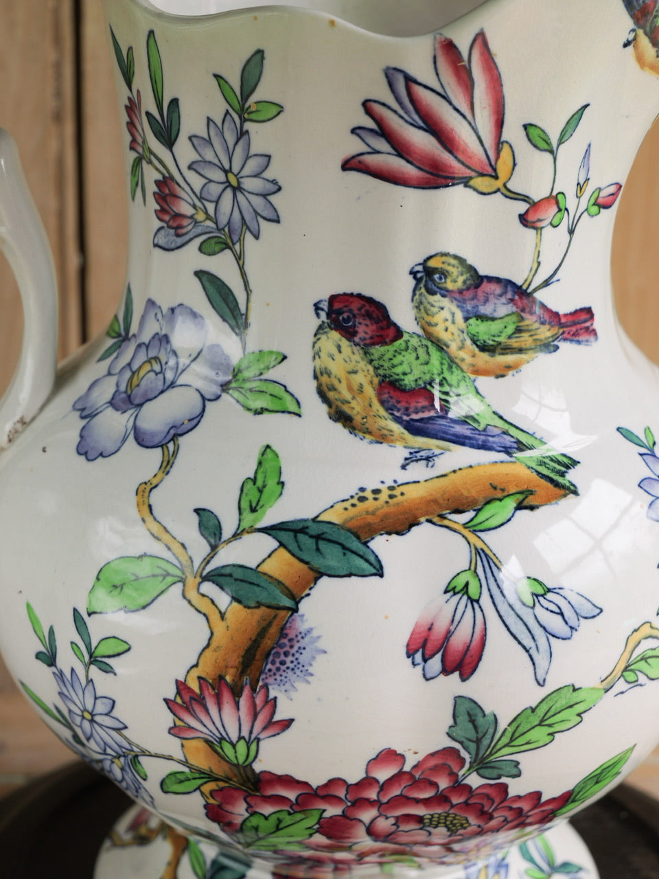Large Antique Copeland Late Spode Pitcher Jug