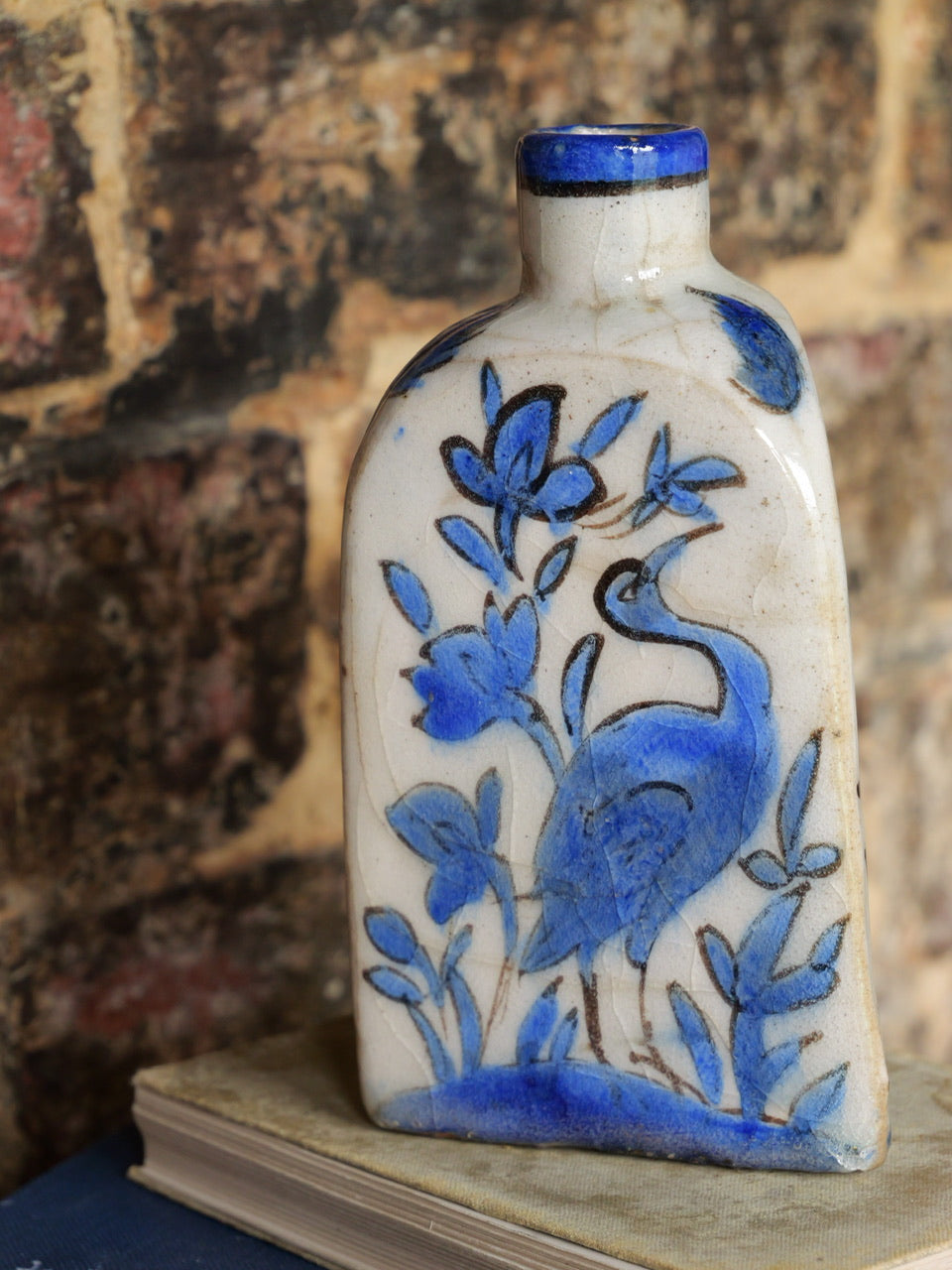 Antique Iznik Hand Painted Vase