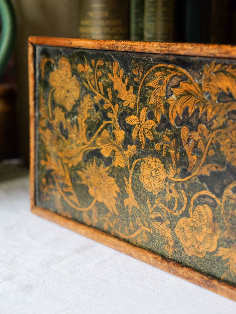 Antique Regency Penwork Box