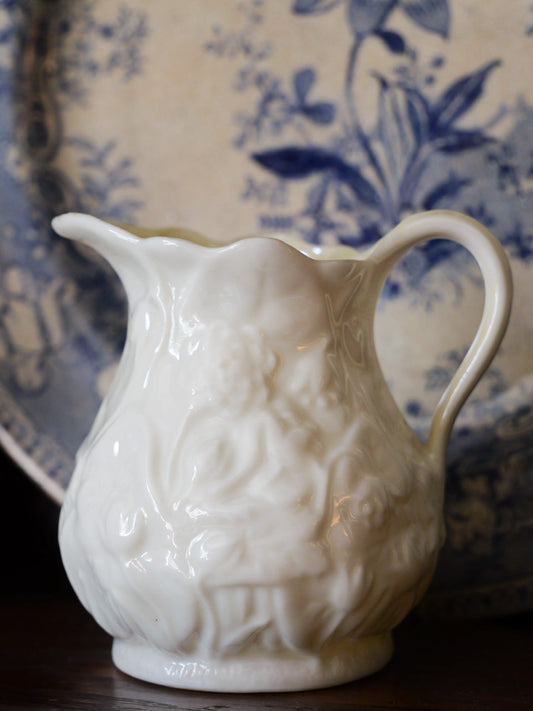 Tiny Vintage Irish Pearlised Milk Jug