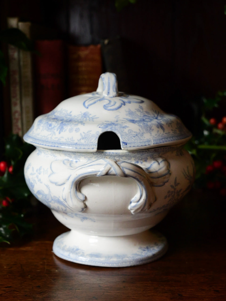 Antique Asiatic Pheasant Sauce Tureens (Set of Two)