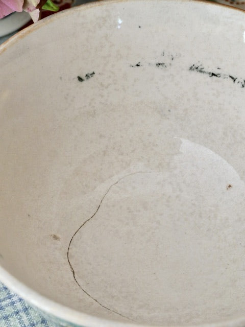 Antique Sunderland Orange Lustre Bowl
