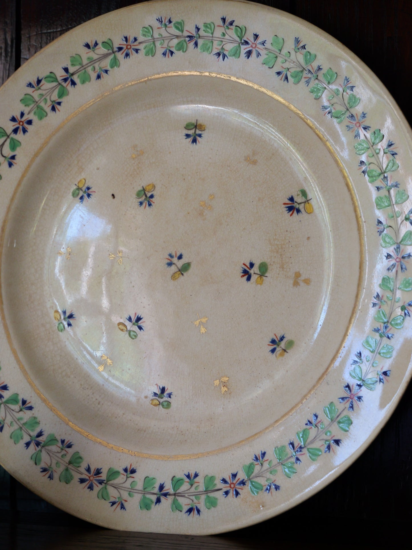 Antique Hand-painted Plate