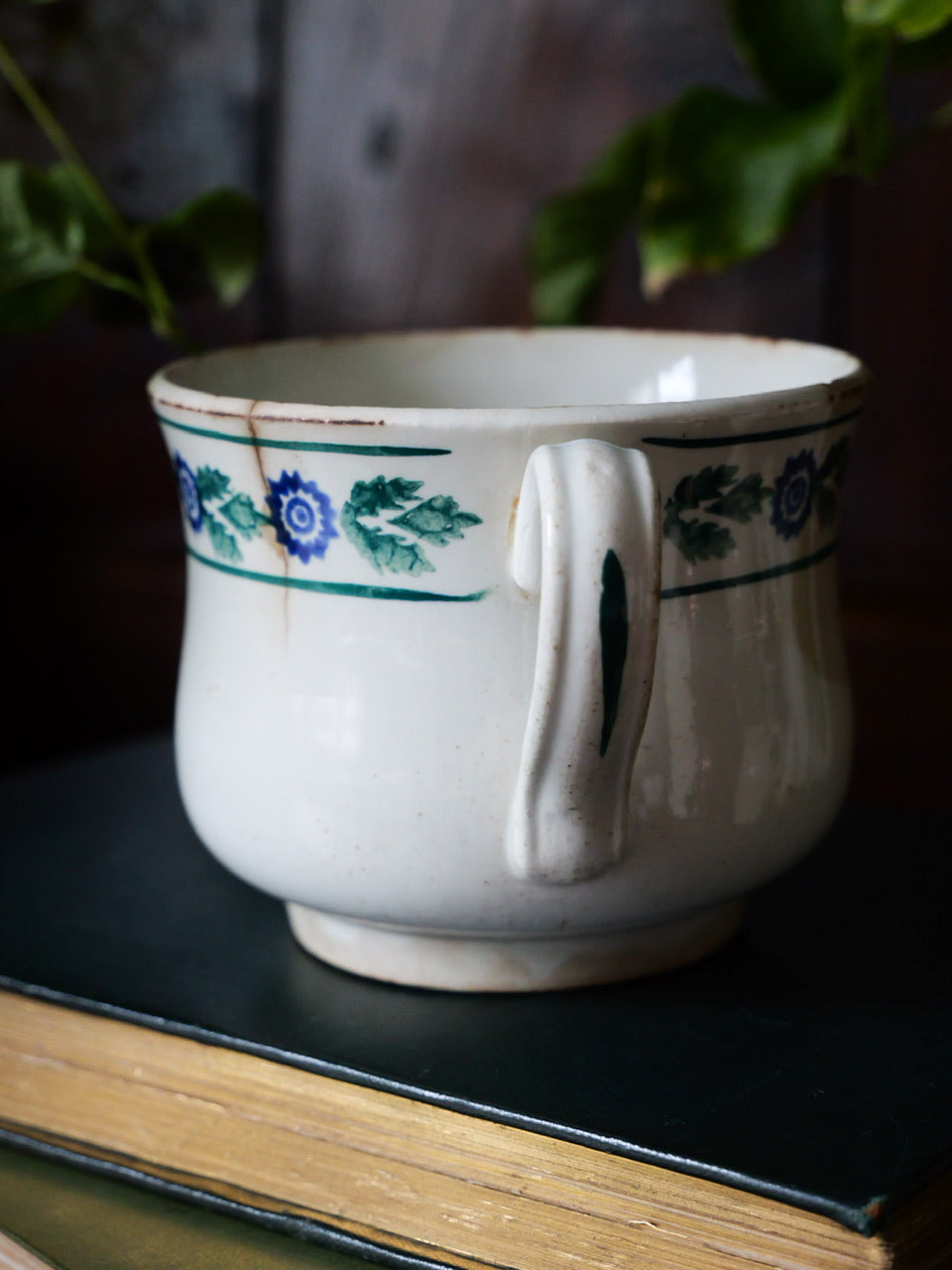 Vintage Pair of Hand-painted Cups