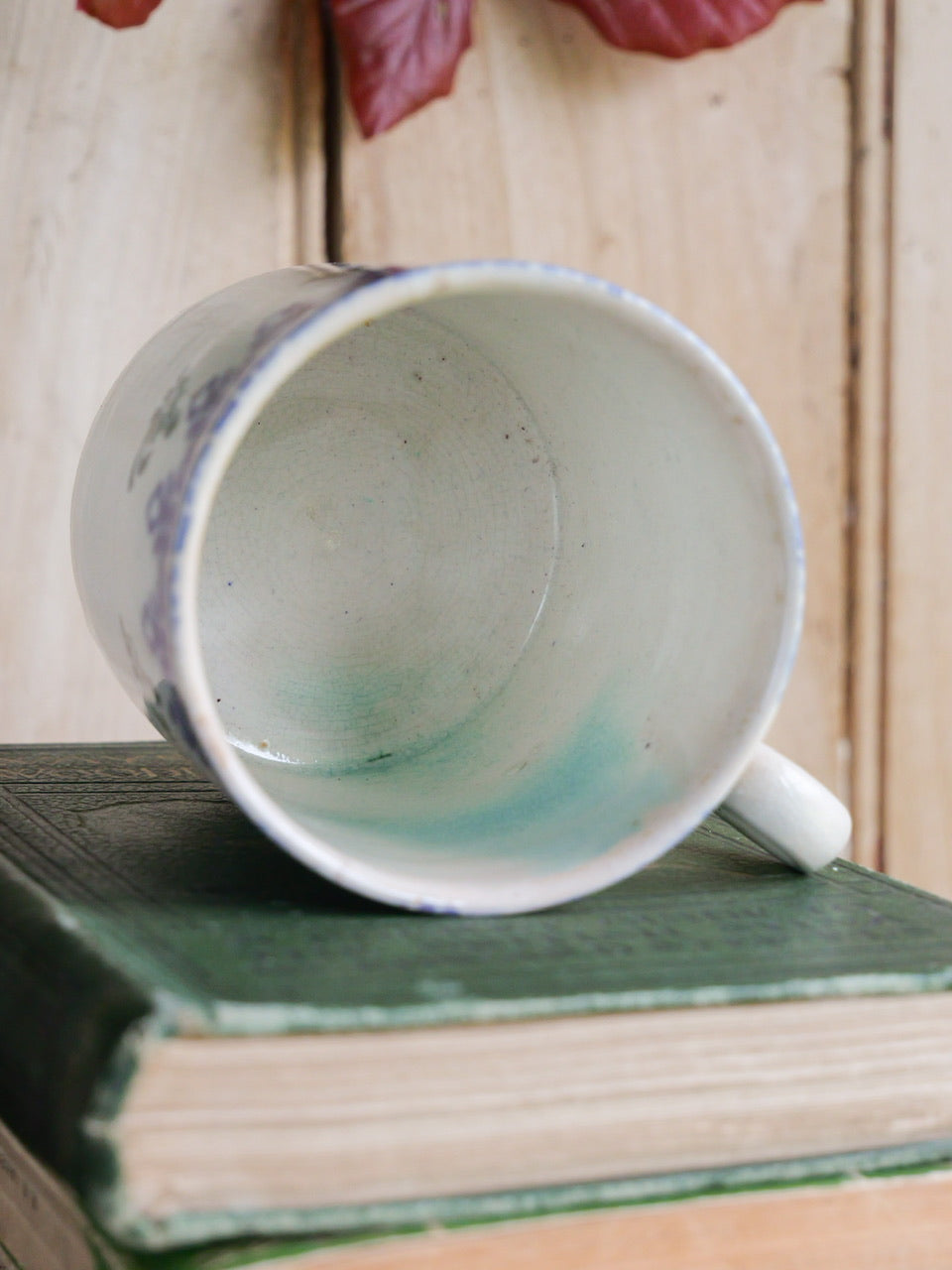 Small Antique Spongeware Mug