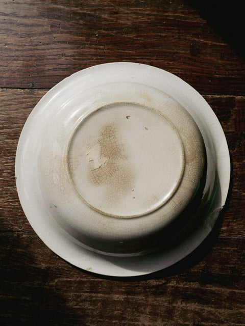 Antique Spongeware Bowl #4