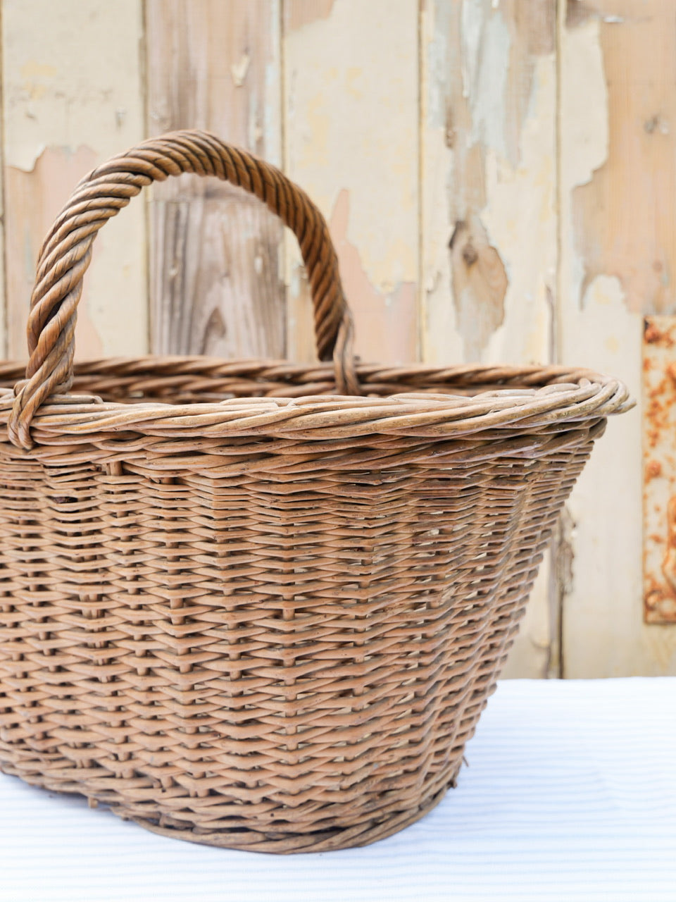 Vintage Rustic Market Basket