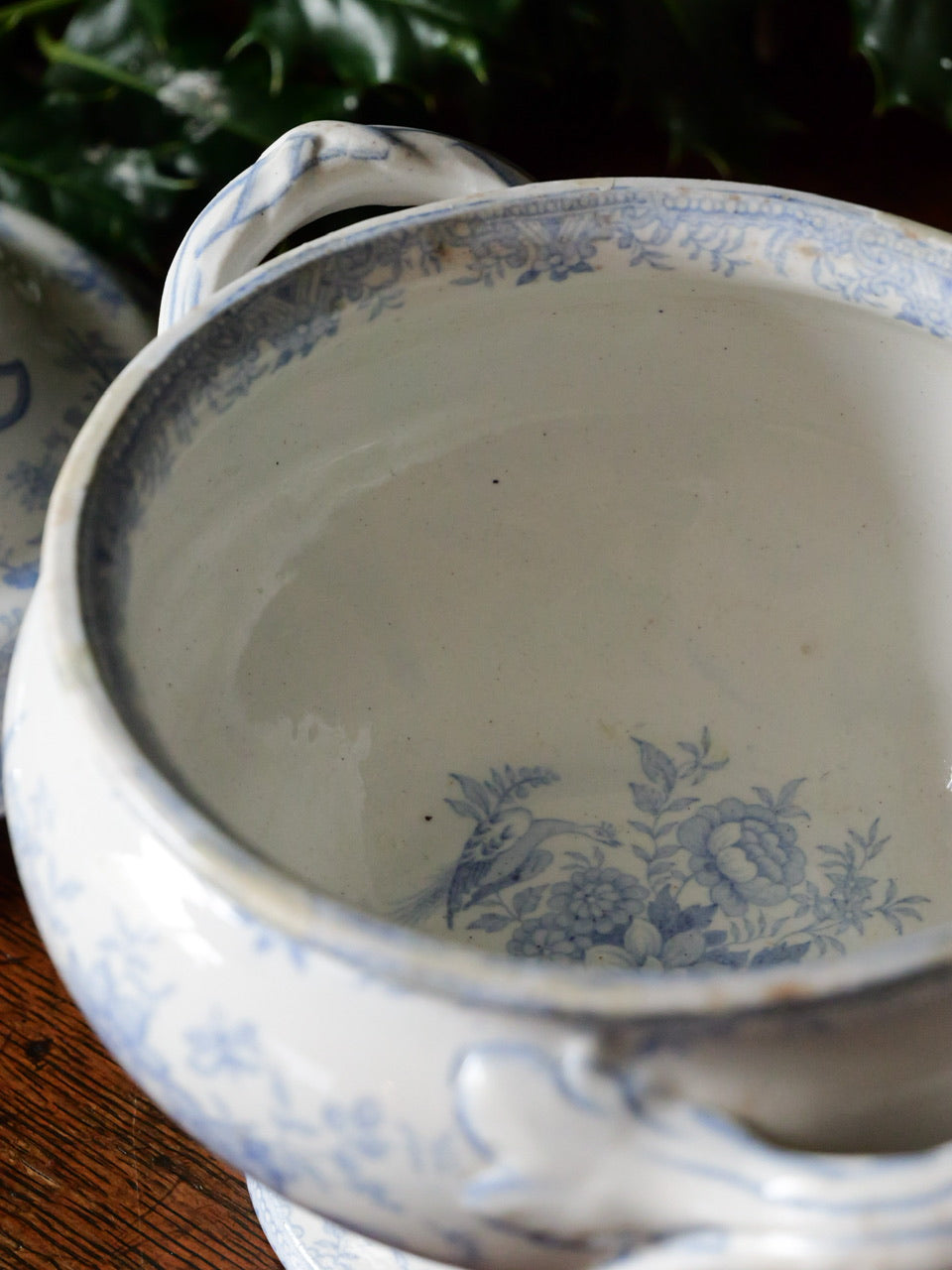 Antique Asiatic Pheasant Sauce Tureens (Set of Two)