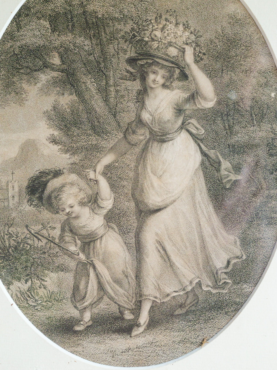 Set of two etchings by Peltro William Tomkins (1759-1840)