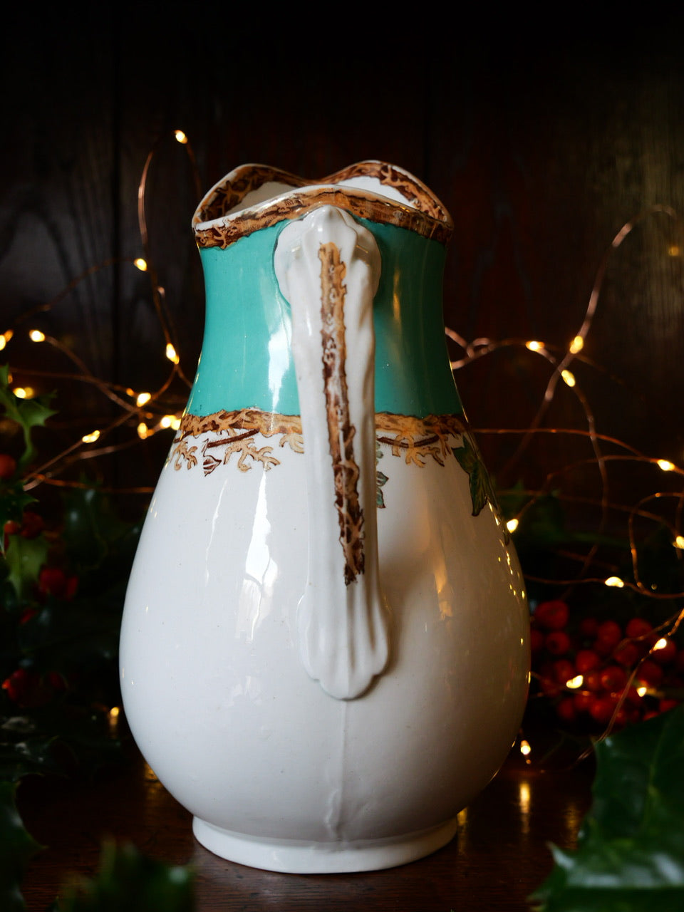 Victorian Ivy Lustre Jug