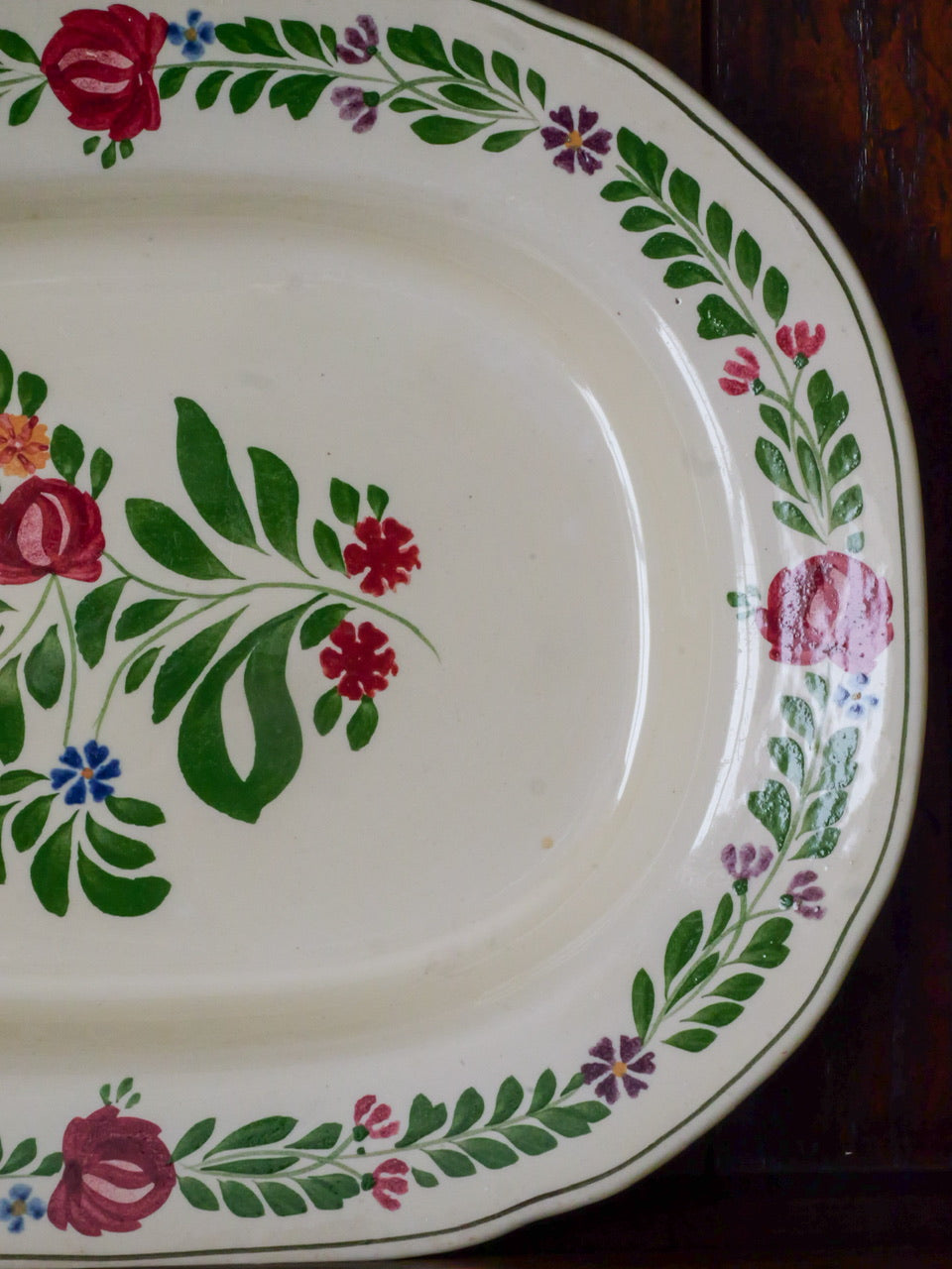 Vintage Hand Painted Platter #3