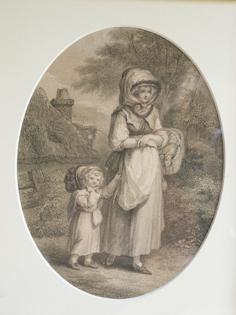 Set of two etchings by Peltro William Tomkins (1759-1840)