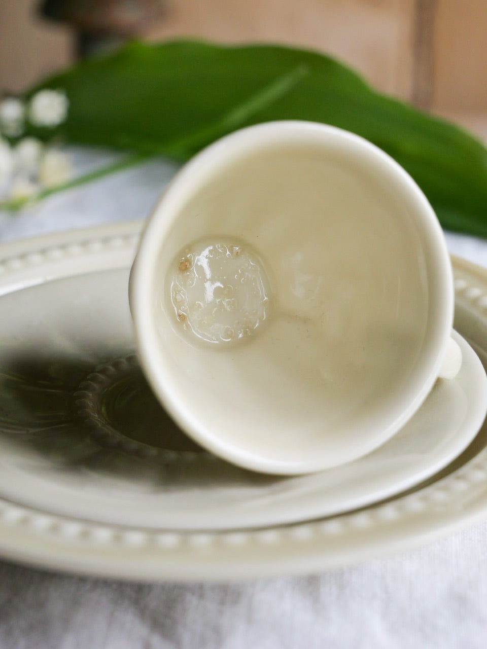 Tiny Beaded French Tea Set