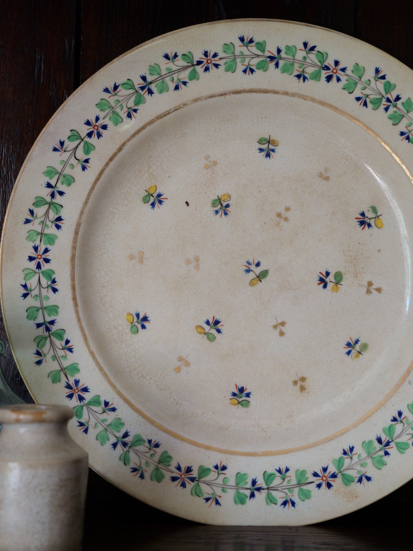 Antique Hand-painted Plate