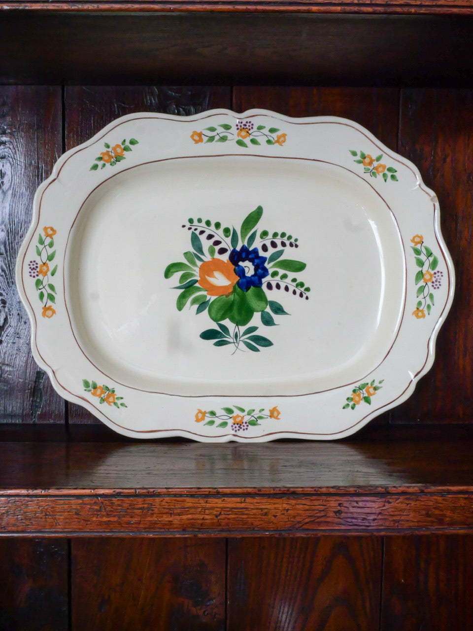 Vintage Hand Painted Platter #2